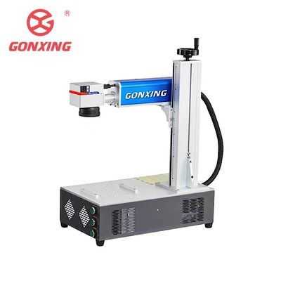 JPT GONXING LASER 20w 30w 60w 100w MOPA Laser Marking Machine for Color Marking Air Cooling Dwg Supported Small and Portable