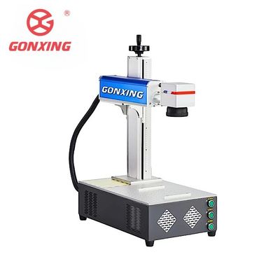 JPT GONXING LASER 20w 30w 60w 100w MOPA Laser Marking Machine for Color Marking Air Cooling Dwg Supported Small and Portable