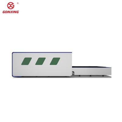 Industrial Double Table Model 6000w Sheet Metal Laser Cutting Machine with 4-axis Configuration and Yaskawa Servo Motor
