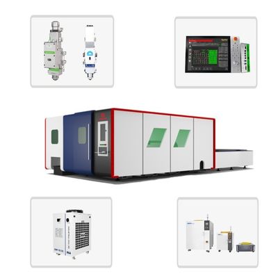 Industrial Double Table 3000w Sheet and Tube Metal Laser Cutting Machine with HIWIN Guiderail