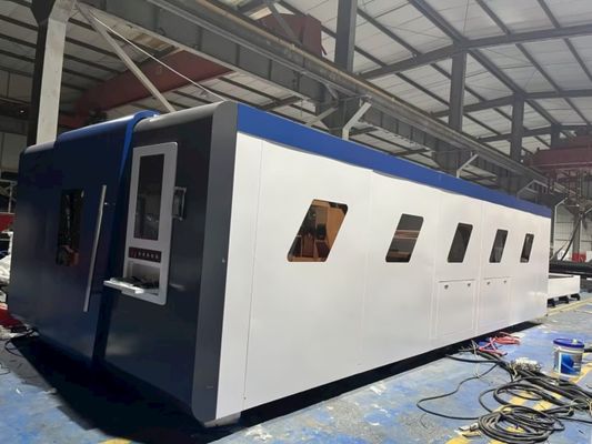 CE Certified 3-6KW/8KW/12000W/20000W Metal Fiber Laser Cutting Machine with and Fuji/Delta/INOVANCE/Yasukawa Servo Motor