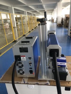 JCZ Ezcad Control System 100W IPG JPT MOPA 3D Fiber Laser Marking Machine for Metal Relief Deep Carving and Engraving