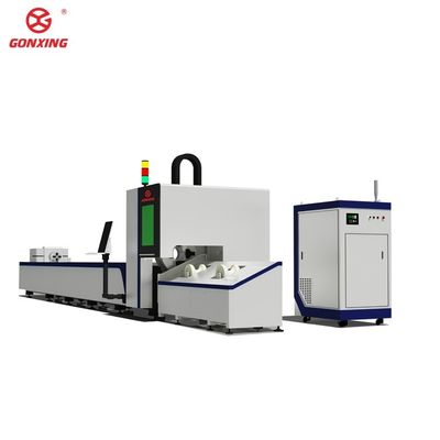 6000mm Industrial Fiber Laser Pipe Tube Cutting Machine for Continuous Wave Operation and Handling of Various Materials