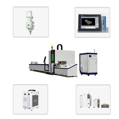 Metal Applicable Stainless Steel and Carbon Steel High Precision Laser Cutting Machine with Cooling System Hanli Water Chiller