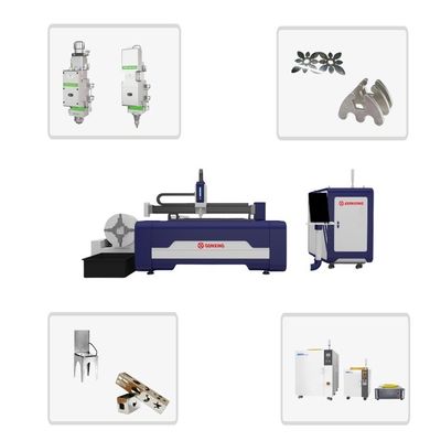Stainless Steel Tube MAX/Raycus Fiber Laser Cutter Auto Focus Laser Cutting Machine with Schneider Electrical Components