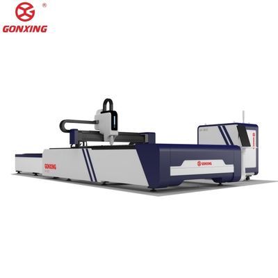 2024 GX-S Model Shuttle Platform Heavy Industrial Fiber Laser Cutting Machine Sheet Metal and Tube with 20mm Cutting Thickness