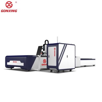 2024 GX-S Model Shuttle Platform Heavy Industrial Fiber Laser Cutting Machine Sheet Metal and Tube with 20mm Cutting Thickness