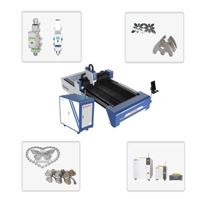 1000w 1500w 2000w 3kw CNC Fiber Laser Cutting Machine for Carbon Iron Aluminum Metal Stainless Steel Cypcut Control System