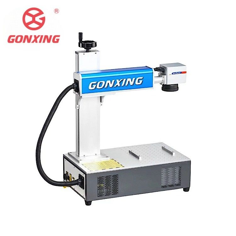 JPT GONXING LASER 20w 30w 60w 100w MOPA Laser Marking Machine for Color Marking Air Cooling Dwg Supported Small and Portable