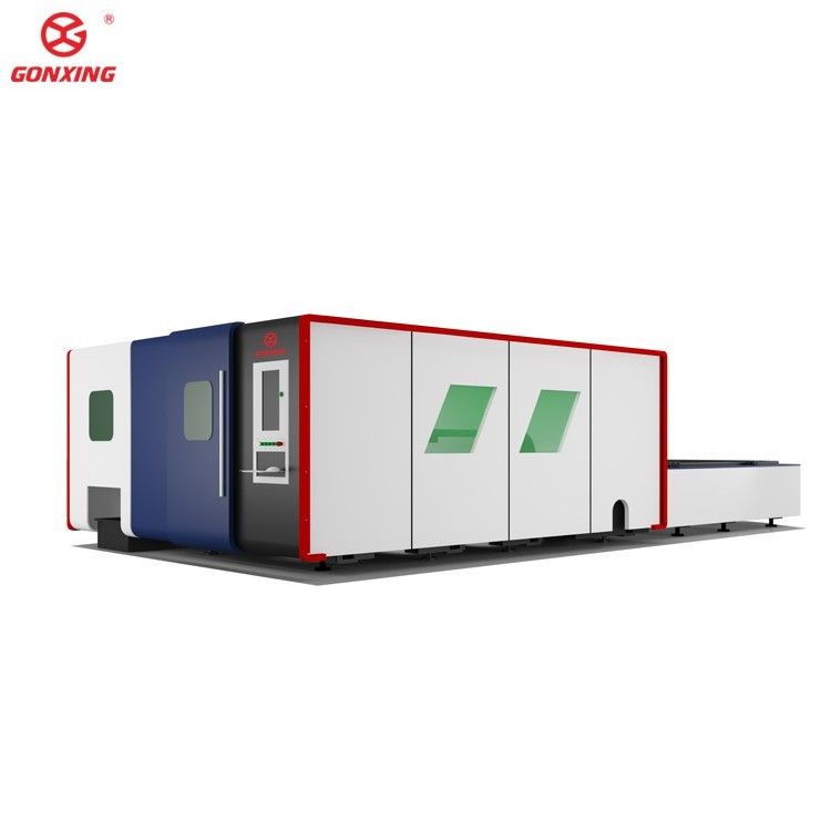 Industrial Double Table 3000w Sheet and Tube Metal Laser Cutting Machine with HIWIN Guiderail