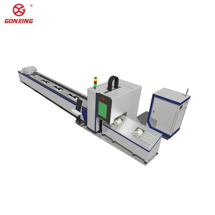 High Precision 6020 Tube Fiber Laser Cutting Machine with N2 Control valve SMC-Japan and 3-axis Configuration by GONXING