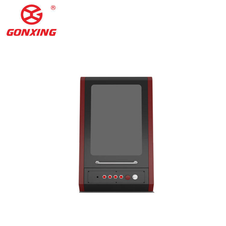 EZCAD Control Software 30W 50W Enclosed Fiber Laser Marking Engraving Machine for Portable Handheld Engraving on Necklace