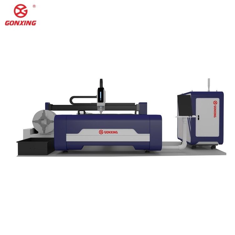 5-axis Configuration Cooling System Hanli Water Chiller Metal Plate and Tube Fiber Laser Cutting Machine