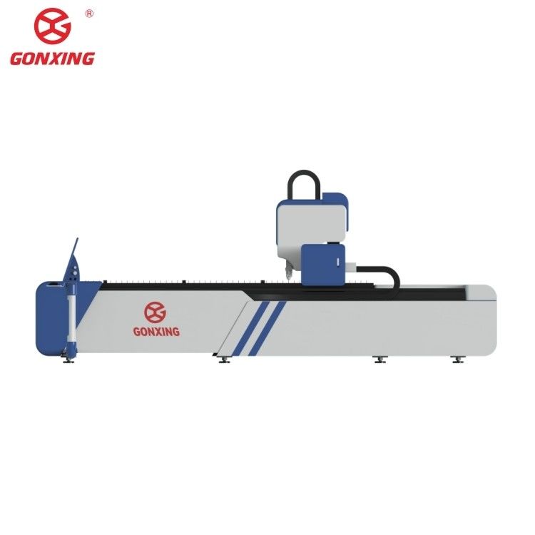 4-axis Configuration Economical Open Metal Sheet Cutting Machine with Yaskawa Servo Motor and RAYCUS MAX IPG Laser Source