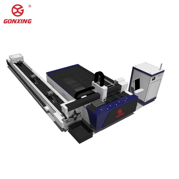 CNC Fiber Laser Cutting Machine for Sheet and Tube 1500mmX3000mm Working Area GXLASER Model Industry Laser Equipments